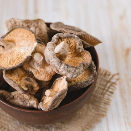dried shiitake mushrooms champignons shiitake séchés